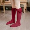 Length Knee-High Kids Toddler Baby Girls Princess Socks Mid-Calf Stockings Solid Sock Dinosaur (Wine, 18-36 Months) view 4