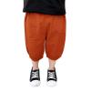 Toddler Baby Boys Pull On Cotton Shorts Kids Summer Knee Length Elastic Waist Harem Casual Pants for (Orange, 3-4 Years) view 1