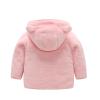 Toddler Baby Boys Girls Winter Windproof Hooded Coat Jacket Warm Fleece Outerwear Kids Jackets (Pink, 18-24 Months) view 2