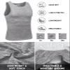 TACVASEN Cooling Shirts for Men Summer Sleeveless Muscle Shirts Dry Fit Workout Tanks Yoga Tank Tops Light Grey 2XL view 4