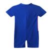 Daenrui Kids Girls Boys One Piece Swimsuit Short Sleeve Water Sports Surfing Bathing Suit Rashguard Swimwear Blue 14-16 Years view 4