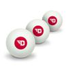 GRAPHICS & MORE University of Dayton Flyers Logo Novelty Table Tennis Ping Pong Ball 3 Pack view 1