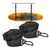Kayak Wall Hanging Storage Strap Nylon Kayak Hoist Sling for Garage Indoor and Outdoor Kayak & SUP Paddle Board Hangers Comes with Carabiner Fully Adjustable Length & Easy Install view 2