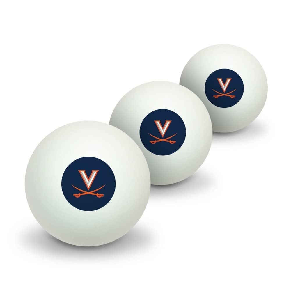 GRAPHICS & MORE University of Virginia Cavaliers Logo Novelty Table Tennis Ping Pong Ball 3 Pack