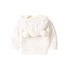 Infant Winter Girl Boy Warm Baby Sweater Outwear Hooded Coat Jacket Knit Girls Girl Sweaters with (Beige, 6-12 Months) view 3
