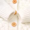 Infant Winter Girl Boy Warm Baby Sweater Outwear Hooded Coat Jacket Knit Girls Girl Sweaters with (Beige, 6-12 Months) view 4
