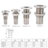 1/2 Thru Hull Fitting 316 Stainless Steel Boat Thru-Hull Fitting Drain Straight Thru-Hull Valve Fitting Boat Fittings Marine Thru Hull Fittings Drain Fitting Thru Hull Exhaust Fittings(1/2inch) view 2