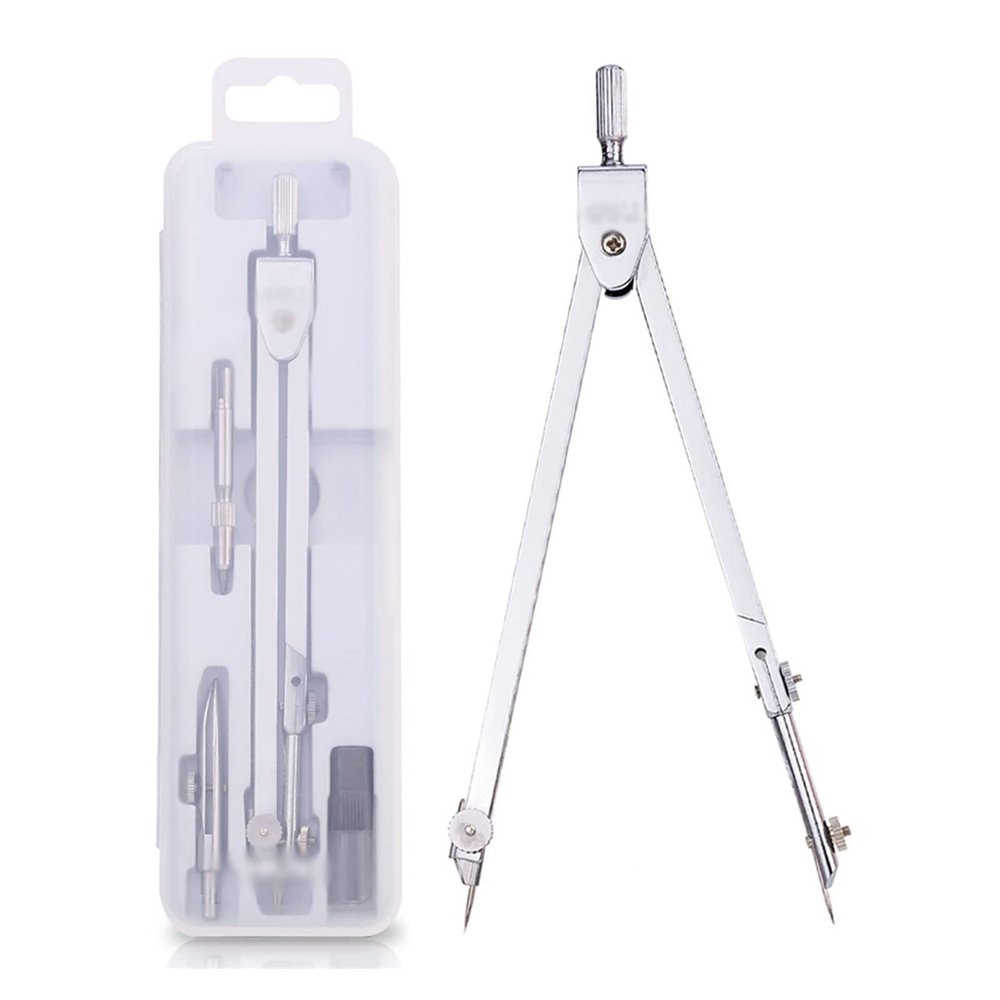 Bow Compass Compass Set, Compass for Geometry Math Geometry Kit Drafting and Drawing Tools for Student and Engineering Drawing Carpenter Compass (Color : E)