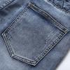 hhaappyy Mens Shorts Casual Ripped Distressed Denim Slim Fit Jean Shorts Summer Fashion Knee Length Short Jeans with Pockets view 3