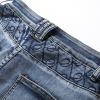 hhaappyy Mens Shorts Casual Ripped Distressed Denim Slim Fit Jean Shorts Summer Fashion Knee Length Short Jeans with Pockets view 4
