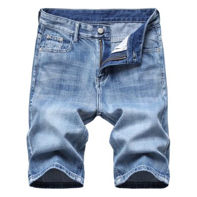 hhaappyy Mens Shorts Casual Ripped Distressed Denim Slim Fit Jean Shorts Summer Fashion Knee Length Short Jeans with Pockets