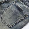 hhaappyy Mens Shorts Casual Ripped Distressed Denim Slim Fit Jean Shorts Summer Fashion Knee Length Short Jeans with Pockets view 3
