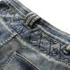 hhaappyy Mens Shorts Casual Ripped Distressed Denim Slim Fit Jean Shorts Summer Fashion Knee Length Short Jeans with Pockets view 4