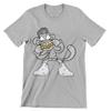 House Of Tees - 4 Monkey Boy Grill Grey view 1