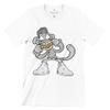 House Of Tees - 4 Monkey Boy Grill White view 1