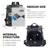 Fmeida Backpack Purse for Women Travel Anti-Theft Backpack Nylon Waterproof Daypack Fashion College Bookbag Cute Hummingbird view 2