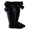 Stockings Princess Sock Baby Girls Socks Solid Kids Mid-Calf Length Knee-High Toddler Baby Care 20 (Black, 3-18 Months) view 1