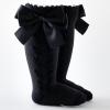 Stockings Princess Sock Baby Girls Socks Solid Kids Mid-Calf Length Knee-High Toddler Baby Care 20 (Black, 3-18 Months) view 3