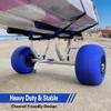 Codinter Kayak Cart, Heavy-Duty Kayak Beach Dolly with 12 Inch Big Balloon Wheels for Sand Transport Haul Large Kayaks, Canoes & SUP - Width Adjustable view 3