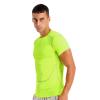 Manyakai Men's Rash Guard Short Sleeves UPF 50+ UV Sun Protection Quick Drying Compression Swim Shirts Fluorescent Green Small view 2