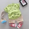 Toddler T-shirt Kids Dinosaur Baby Outfits Set Tops+Pants Boys Cartoon Boys Girls Sweat Suits (Green, 2-3 Years) view 2