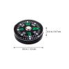 15mm Pocket Survival Button Compass Mini Backpacking Compass for Boating Camping Hiking 5PCS view 3