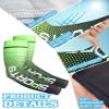 JenPen 6 Pairs Arm Sleeve UV Sun Protection Sleeves Cooling Sports Anti Slip Ice Silk Warmers Arm Covers for Men Women(Stylish) view 4