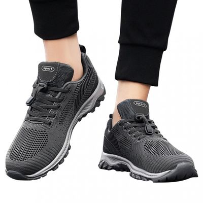 Hbeylia Walking Running Shoes for Men Fashion Casual Lace Up Mesh Breathble Sneakers Anti Skid Cushioned Blade Type Hiking Sports Athletic Gym Jogging Tennis Trainer Work Shoes for Male