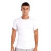 Manyakai Men's Rash Guard Short Sleeves UPF 50+ UV Sun Protection Quick Drying Compression Swim Shirts White Small view 1