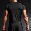 Loloda Men's Short Sleeve Muscle Swim Shirt Quick Dry UPF 50+ Sun Protection Rash Guard Swimwear Black Small view 4