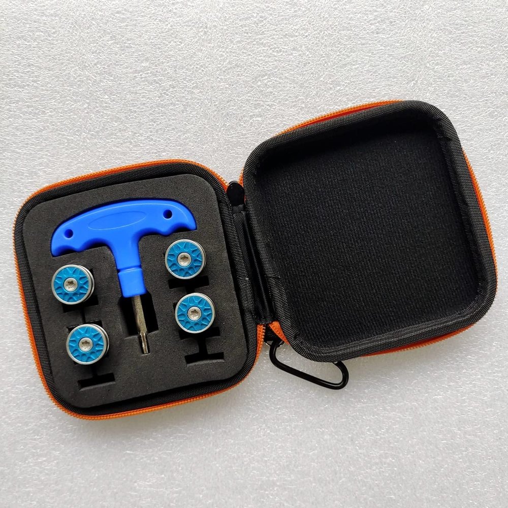 4pcs/Set Blue Golf Weights Wrench Tool Kit for Odyssey Stroke Lab, O-Works Putters 2x15g 2x20g