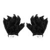 Halloween Costume Claws Animal Paw Gloves Dinosaur Bear Wolf Hands Party Cosplay Props Winter Cute Warm Gloves Black view 3
