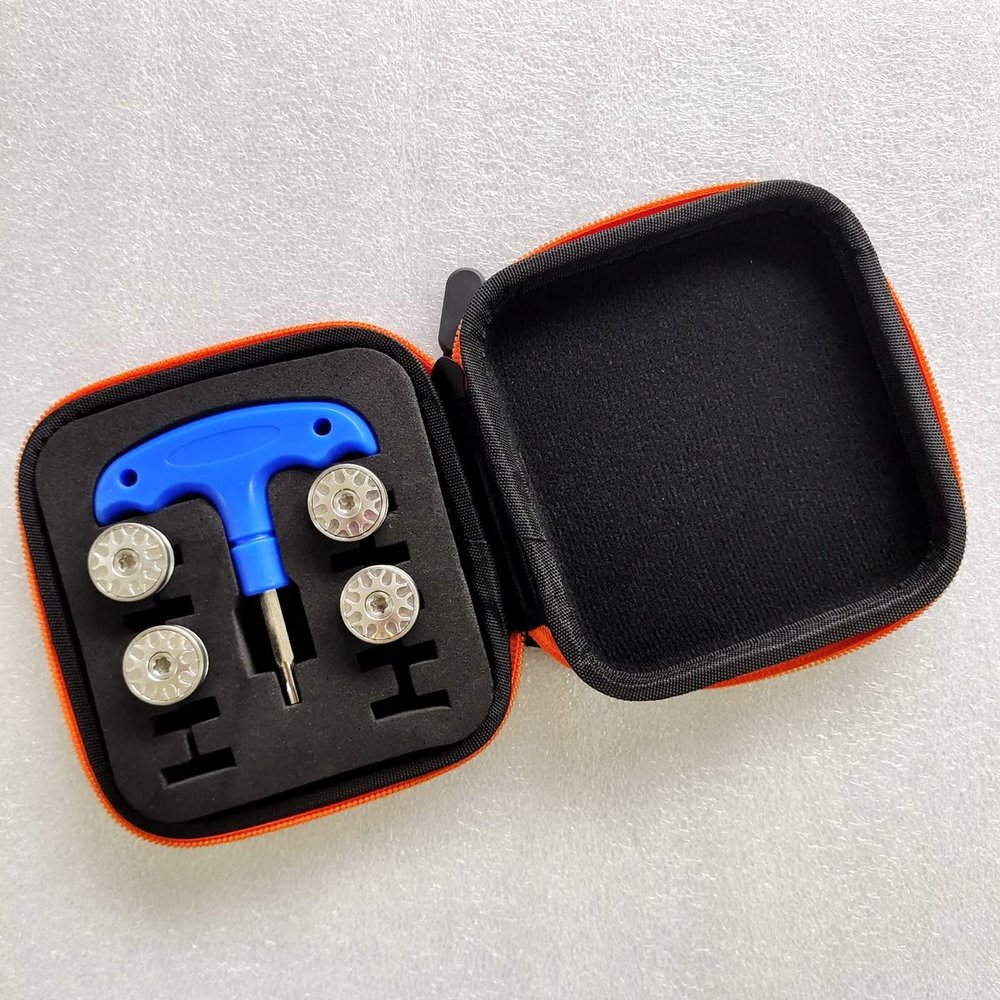 4pcs/Set Silver Golf Weights Wrench Tool Kit for Odyssey Stroke Lab, O-Works Putters 2x25g 2x30g