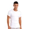 HULIJA Mans Short Sleeve Rash Guard Shirts Swimwear Quick Drying Elastic Athletic Top Sportswear White Small view 1