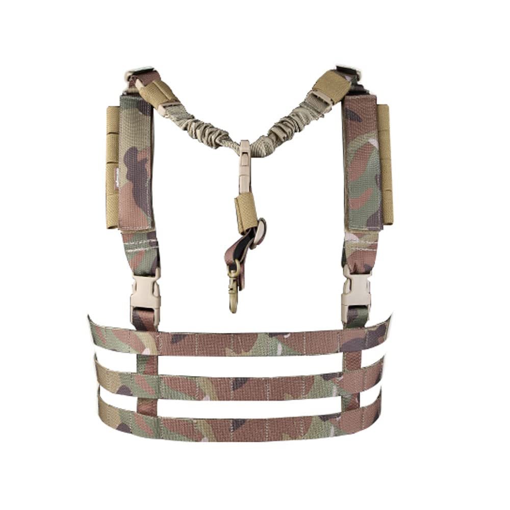EMERSONGEAR MOLLE System Low Profile Chest Rig,Compatible to Various Pouch