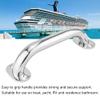 DYK&NX Stainless Steel Grab Bar, Marine Handrail Handle Grip, Boat Marine Durable Handrail, 7.9in 316 Steel Safety Support Rail, for Boat Hatch Yacht view 4