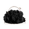 Lanpet Women Floral Clutch Purses Satin Flower Evening Bag Party Prom Handbags view 2