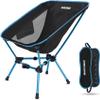 MARCHWAY Lightweight Folding Camping Chair, Portable Foldable Compact for Outdoor Camp, Travel, Beach, Picnic, Festival, Hiking, Backpacking, Supports 330Lbs (Blue) view 1