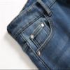 Men's Winter Fleece Lined Jeans Thicken Warm Stretch Denim Pants Regular Fit Classic Straight Leg Jean Trousers (Light Blue,32) view 3