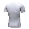 Loloda Men's Short Sleeve Muscle Swim Shirt Quick Dry UPF 50+ Sun Protection Rash Guard Swimwear White Large view 2