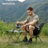 MARCHWAY Lightweight Folding Camping Chair, Portable Foldable Compact for Outdoor Camp, Travel, Beach, Picnic, Festival, Hiking, Backpacking, Supports 330Lbs (Black) view 2
