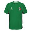 Outerstuff Youth & Kids FIFA World Cup Panelled Raglan Short Sleeve Top, Green, Kids Medium-5/6 view 1
