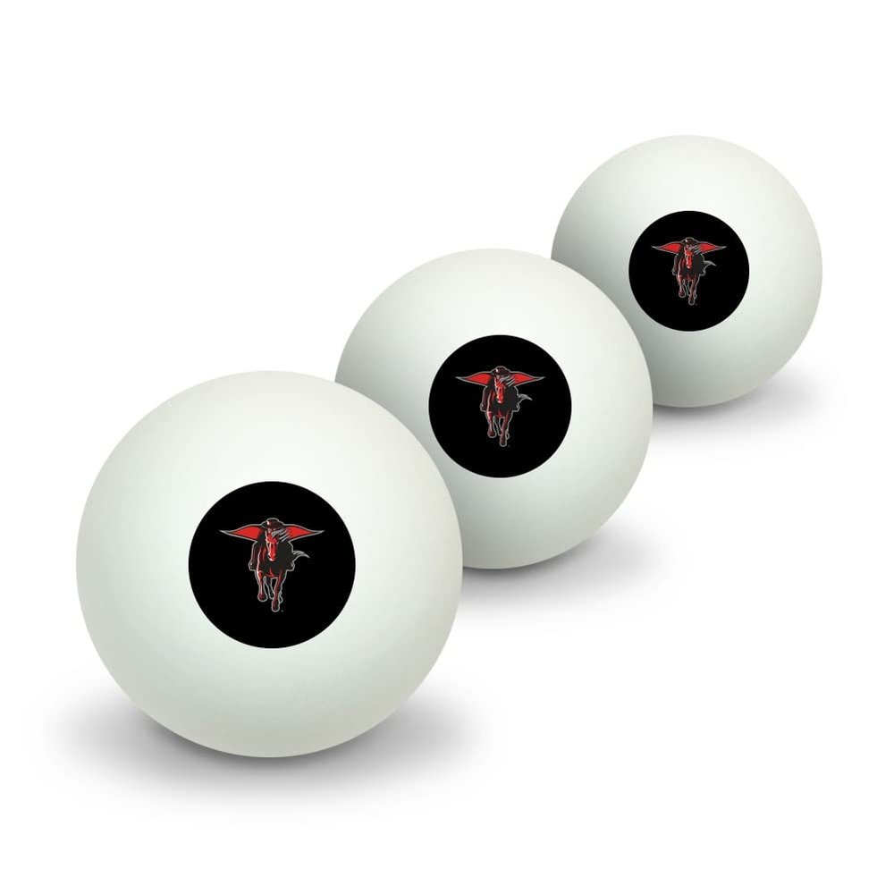 GRAPHICS & MORE Texas Tech University Secondary Novelty Table Tennis Ping Pong Ball 3 Pack