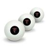 GRAPHICS & MORE Texas Tech University Secondary Novelty Table Tennis Ping Pong Ball 3 Pack view 1