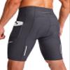Cycling Shorts for Men 3D Padded Bicycle Bike Underwear Road Biking Biker Mountain Riding Cycle UPF 50+ Shorts Zipper Pockets?Dark Grey X-Large