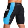 Bike Shorts for Men 3D Padded Bicycle Cycling Underwear Road Biking Biker Mountain Riding Cycle UPF 50+ Shorts Zipper Pockets?Black/Sky Blue Large view 1