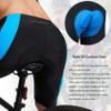 Bike Shorts for Men 3D Padded Bicycle Cycling Underwear Road Biking Biker Mountain Riding Cycle UPF 50+ Shorts Zipper Pockets?Black/Sky Blue Large view 4