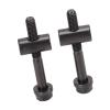 Bicycle seat Post Bolt,Strong Secure fix,Bike seat clamp Screw,2 PCS M5 40mm Black for Cyclists Mechanics Mountain Road Bike Maintenance view 1