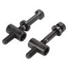 Bicycle seat Post Bolt,Strong Secure fix,Bike seat clamp Screw,2 PCS M5 40mm Black for Cyclists Mechanics Mountain Road Bike Maintenance view 2