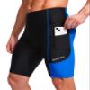 Bicycle Shorts for Men 3D Padded Bike Cycling Underwear Road Biking Biker Mountain Riding Cycle UPF 50+ Shorts Zipper Pockets?Black/Blue Small view 2